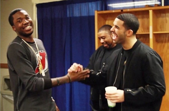 Image result for Drake and meek mill