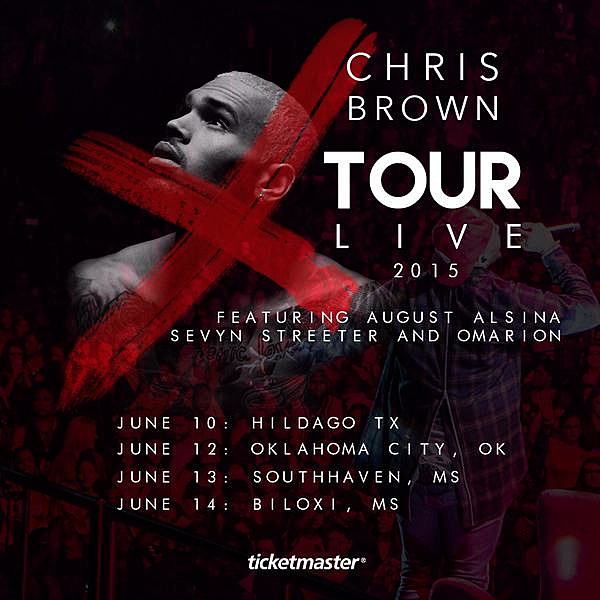 Chris Brown Announces Tour With August Alsina, Sevyn Streeter and