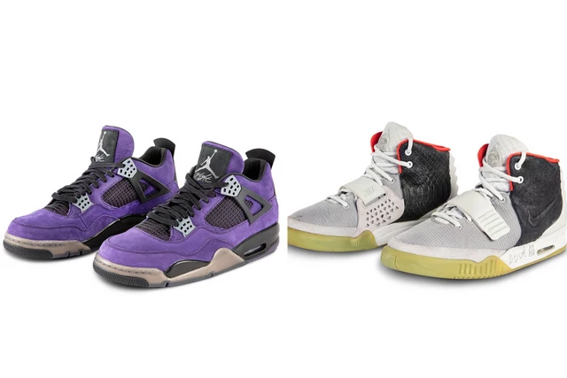 Eminem, Travis Scott and Kanye West Nike Air Jordan and Yeezy Sneakers Selling for Over $20,000 at Auction