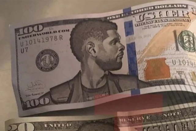 21 Savage and Chris Brown Post Up With Usher's Fake Money Following Strip Club Controversy
