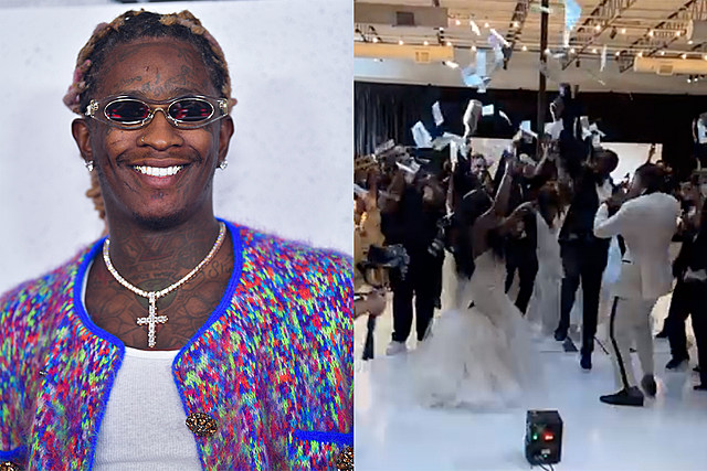 Married Couple Walks Out to Young Thug's 'Digits' at Wedding Reception – Watch