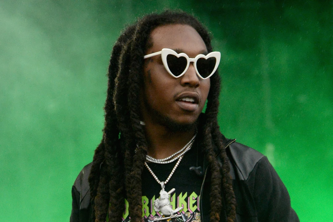 Rapper Takeoff of Migos performs onstage during the 2017 Budweiser Made in America festival - Day 1 at Benjamin Franklin Parkway on September 2, 2017 in Philadelphia, Pennsylvania.