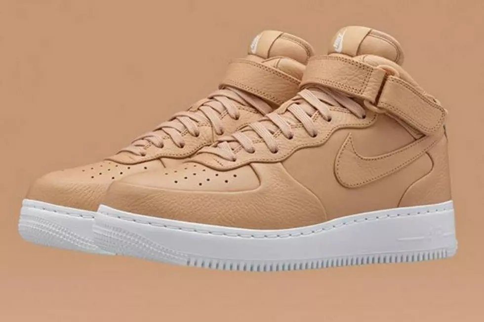 NikeLab Air Force 1 Mid &ldquo;Tan&CloseCurlyDoubleQuote;