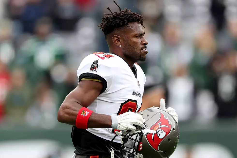 Tampa Bay Buccaneers Player Antonio Brown Drops Rap Song Hours After Storming Off Field Shirtless Mid-Game