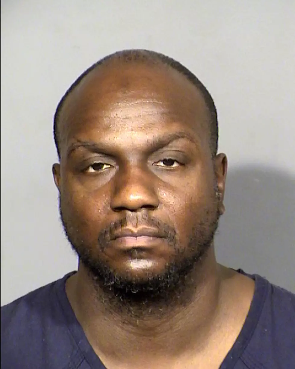 In this handout provided by Las Vegas Metropolitan Police Department, Freddie Lee Trone poses for a mugshot photo after he was arrested as a possible suspect wanted in the murder of rapper PnB Rock September 29, 2022 in Las Vegas, Nevada. Freddie Lee Trone was located around 1 p.m. at an apartment near Charleston and Las Vegas Blvd. and taken into custody by the Las Vegas Criminal Apprehension Team Task Force. He will be booked into jail on a warrant pending extradition to Los Angeles.