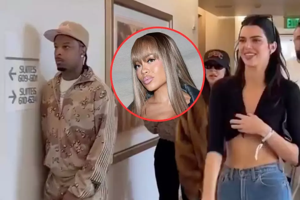 21 Savage Goes Viral for Clinging to Wall Beside Kendall Jenner at 2026 Super Bowl, Latto Shares Hilarious Reaction