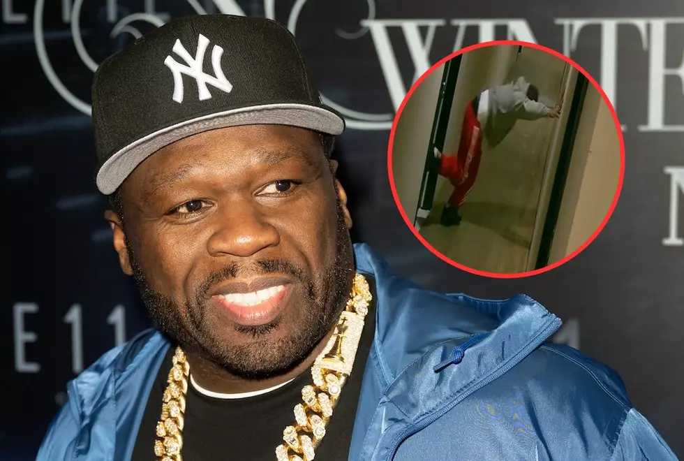 50 Cent Posts Surveillance Video of Jim Jones Allegedly Breaking Into Evicted Studios